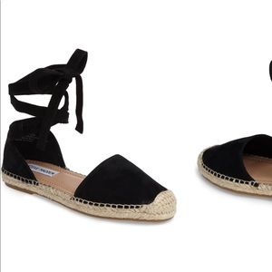 Steve Madden Rosette Ankle Strap Espadrille